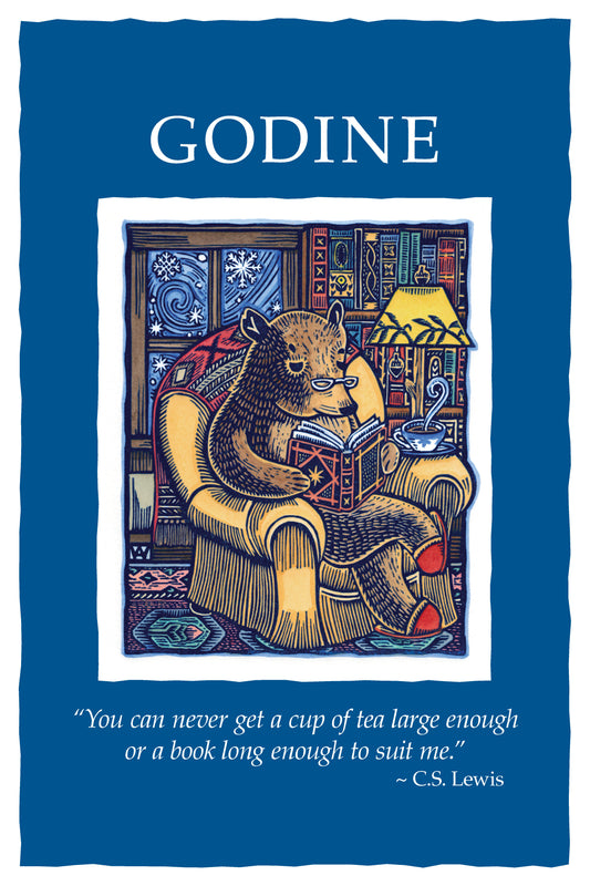 Bear Hibernating Poster- SAVE 75%!
