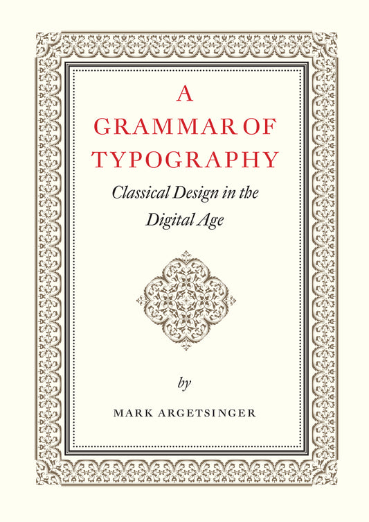 A Grammar of Typography